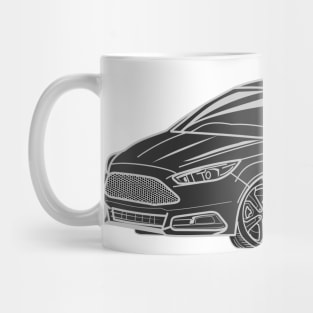 Ford Focus ST sportscar Mug